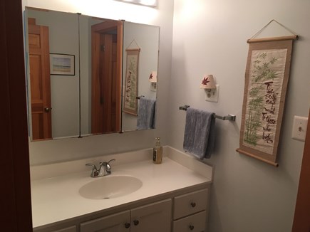 Falmouth Cape Cod vacation rental - Vanity portion of Guest Master bath.