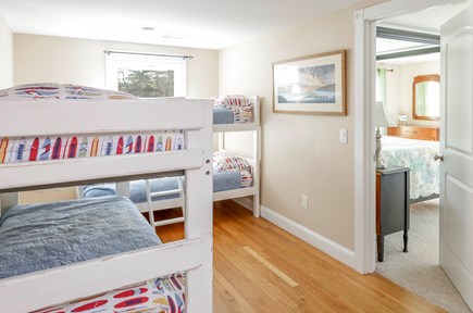 Eastham, Cape Cod Oasis, saltwater pool Cape Cod vacation rental - Bunkbed middle room