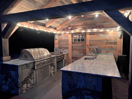 Eastham, The Whole Sha-bang, POOL Cape Cod vacation rental - New outdoor kitchen