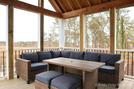 Chatham Cape Cod vacation rental - Main house has this big, beautiful screened porch