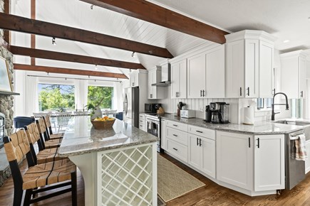 Osterville Cape Cod vacation rental - Kitchen overlooking dining area