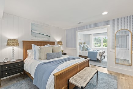 Osterville Cape Cod vacation rental - Lower level queen bedrooms attached by pocket door