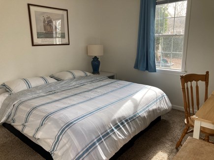 West Yarmouth Cape Cod vacation rental - Bedroom 1 - King bed + desk (ideal for remote working).
