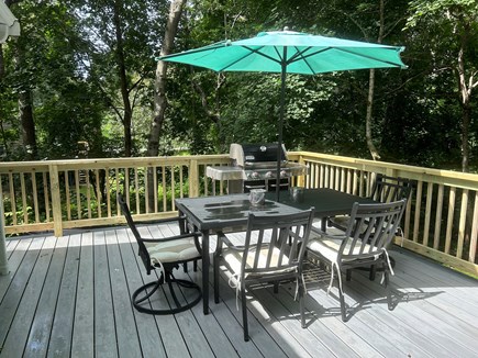 Falmouth Cape Cod vacation rental - Back deck