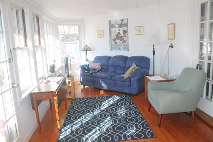 Eastham, Nauset Light - 216 Cape Cod vacation rental - Glassed in porch with TV area