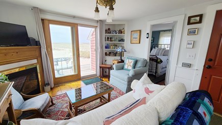 Truro Cape Cod vacation rental - Wonderful views from the living room and deck