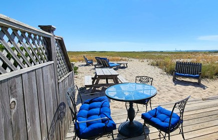 Truro Cape Cod vacation rental - Relax on the deck or right in the sand