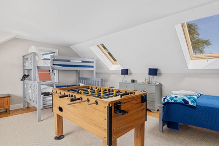 Eastham Cape Cod vacation rental - Bunk room with twin over full bunk bed and two additional twins