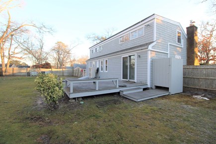 Yarmouth Cape Cod vacation rental - Large fenced in back yard with deck and outdoorshower