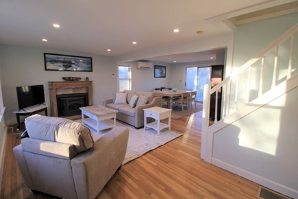 Yarmouth Cape Cod vacation rental - Open concept living space with stairs to 2nd floor