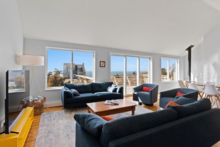Truro, MA Cape Cod vacation rental - Open living/dining with expansive water views - watch for whales!