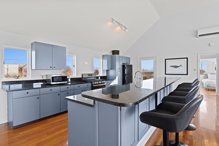 Truro, MA Cape Cod vacation rental - Open kitchen with counter seating