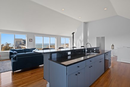 Truro, MA Cape Cod vacation rental - Open concept upstairs with twenty foot ceilings