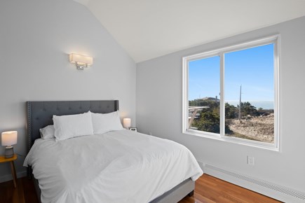 Truro, MA Cape Cod vacation rental - Upstairs bedroom 2, with views to the water and P-town (queen)