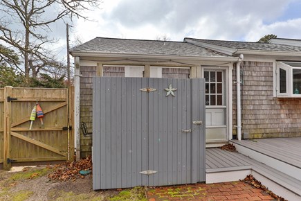 Harwich Cape Cod vacation rental - Outdoor shower is a favorite after a beach day!