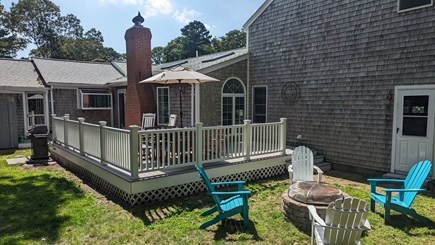 Harwich Cape Cod vacation rental - Spacious deck and private yard