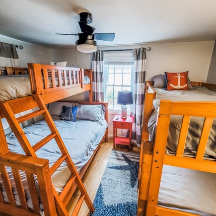 West Yarmouth Cape Cod vacation rental - Double bunk bed room with one full sized mattress