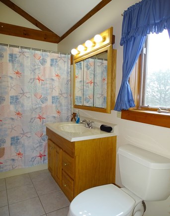 North Truro Cape Cod vacation rental - Upstairs full bath with tub