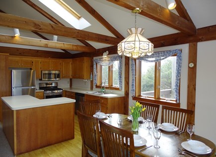 North Truro Cape Cod vacation rental - Kitchen with stainless steel appliances, skylight