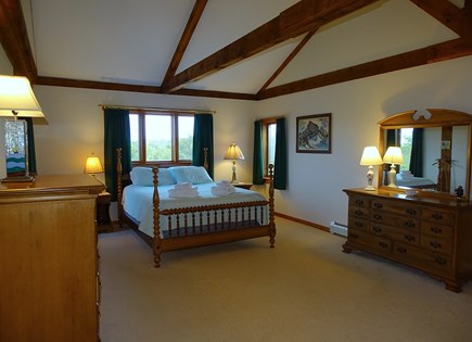 North Truro Cape Cod vacation rental - Upstairs large master bedroom with queen bed
