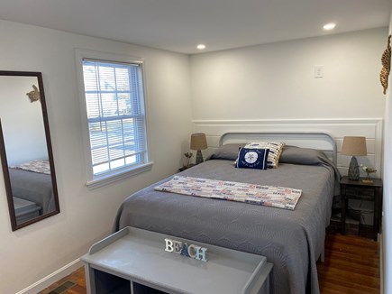West Yarmouth Cape Cod vacation rental - Queen bed, bench, dresser and closet