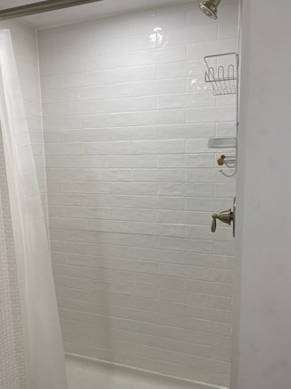 West Yarmouth Cape Cod vacation rental - New white tiled shower