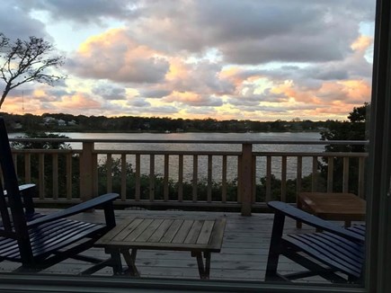 East Orleans Cape Cod vacation rental - Deck looking out to the cove