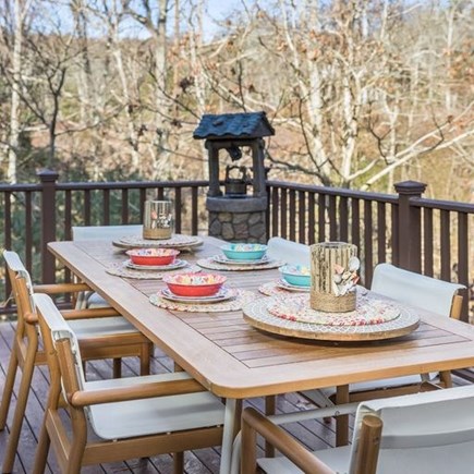 Centerville Cape Cod vacation rental - Spacious outdoor dining area