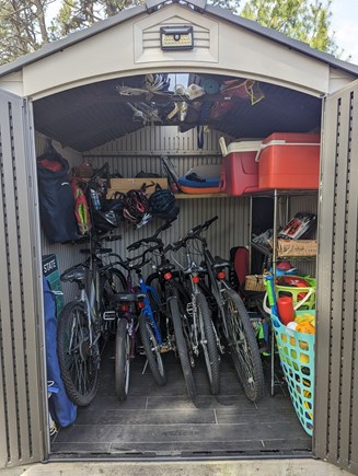 Dennis Port Cape Cod vacation rental - Bikes, coolers, umbrellas, yard games, and more! All for your use
