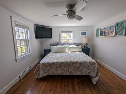 Dennis Port Cape Cod vacation rental - King sized bed in the sunny primary bedroom