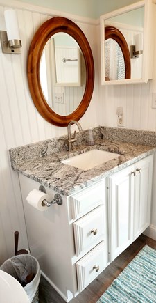Yarmouth Cape Cod vacation rental - Clean and tastefully appointed bathroom area.