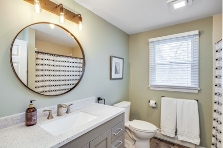 Centerville Cape Cod vacation rental - 2nd floor bath with shower/tub