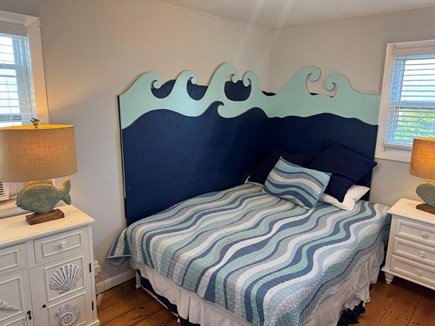 Falmouth, New Silver Beach Cape Cod vacation rental - BR 1, queen bed and a window AC