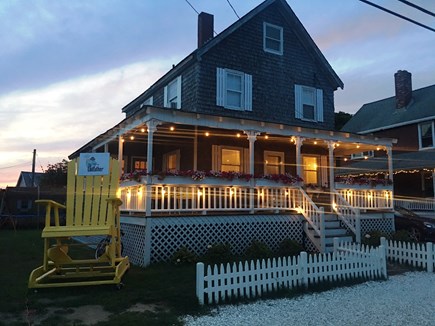 Falmouth, New Silver Beach Cape Cod vacation rental - Enjoy our Big Yellow Chair! And our amazing porch