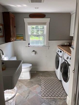 Osterville Cape Cod vacation rental - Downstairs bathroom and laundry room