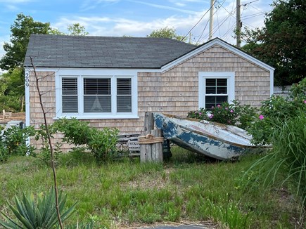 Dennis Cape Cod vacation rental - The view of the cottage from the street.