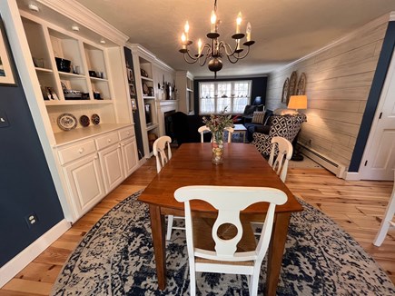 Bourne, Cataumet House Cape Cod vacation rental - Dining area that opens to living room
