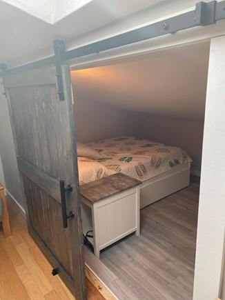 Chatham Cape Cod vacation rental - Loft bedroom with barn door