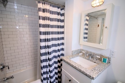 Wellfleet Cape Cod vacation rental - Cottage first floor bathroom with tub/shower