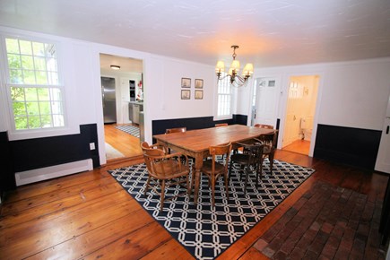 Wellfleet Cape Cod vacation rental - Dining room with large table in main house