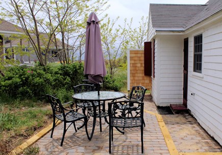 Truro Cape Cod vacation rental - Private use patio with table, grill and outdoor shower