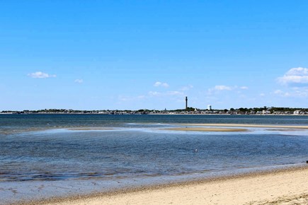 Truro Cape Cod vacation rental - Views of Provincetown and Pilgrim Monument from the beach
