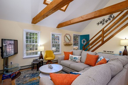 Eastham Cape Cod vacation rental - Cuddle up on the large sectional for movie night!