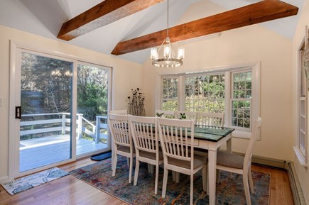 Eastham Cape Cod vacation rental - Serene views and natural light set the scene in the dining space