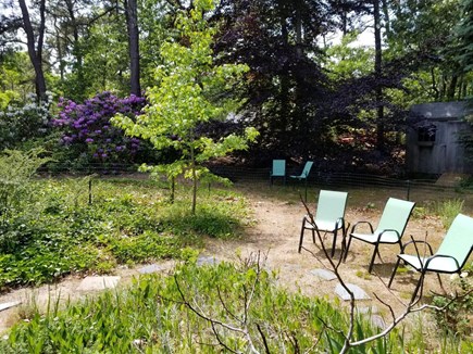Eastham Cape Cod vacation rental - Garden seating area