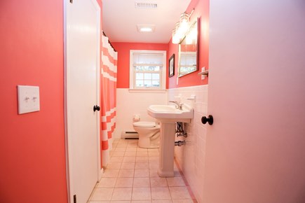 West Dennis Cape Cod vacation rental - Bathroom with full tub/shower and new fixtures