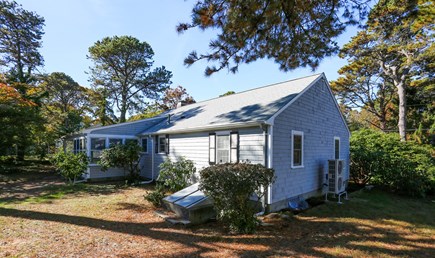 West Dennis Cape Cod vacation rental - Private backyard with new patio for summer 2023.