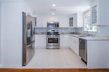 West Dennis Cape Cod vacation rental - Quartzite Counters and new Stainless Steel Appliances