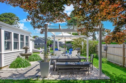 West Dennis Cape Cod vacation rental - Picnic table and water fountain