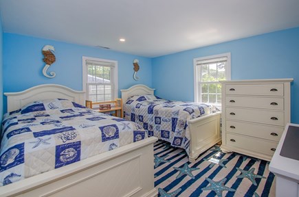 West Dennis Cape Cod vacation rental - Bedroom #3 - Twin Beds and desk